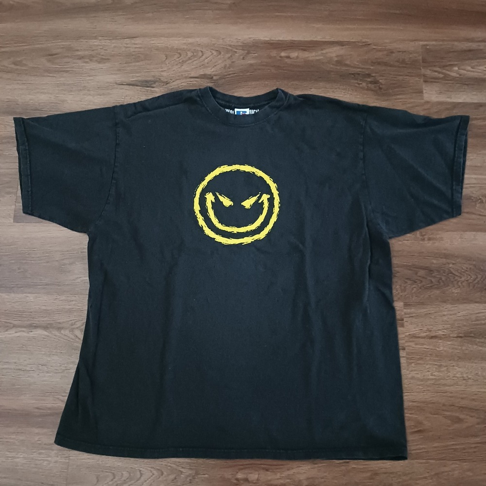 Russell Athletic Mens Evil Smiley Graphic T-Shirt Black 3XL ZT180 Wolkenbruch